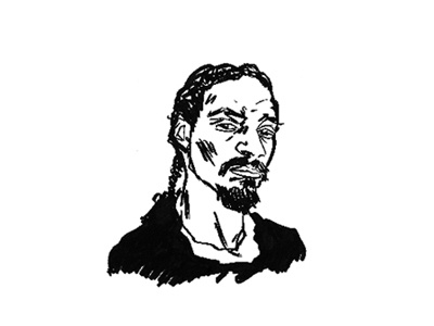 Snoop celebrity drawing illustration rap