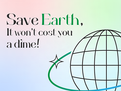 Save Earth / Social Media Poster
