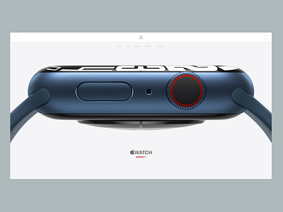 Apple Watch Series 7 Landing Page/Product Page