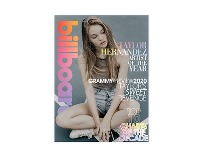 Billboard Magazine Cover Concept Design