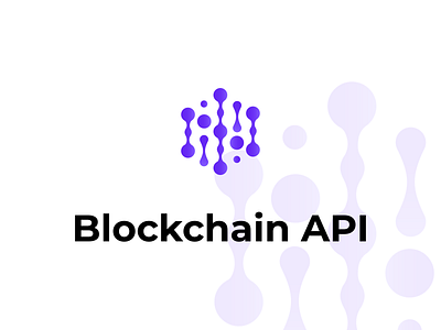 Blockchain API project api api logo blockchain blockchain logo brand brand identity branding design graphic design inspiration logo logo design logomark tech logo technology logo web logo website logo