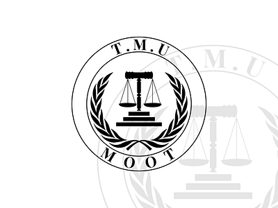 TMU Moot project advocacy logo brand identity branding design graphic design illustration inspiration legal logo logo logo design logo lawyer logo legal terms logo university logo