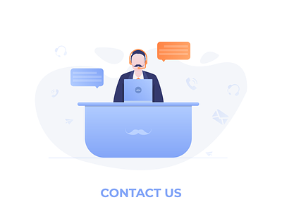Uncle Hosseini's Contact us contact contact illustration contact us contact us illustration design graphic design illustration inspiration support support illustration ui vector