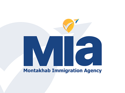 MIA logo design project brand identity branding design graphic design illustration immigration company logo immigration logo inspiration logo logo design logo type logotype typography