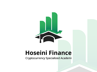 Hosseini Finance logo design project blockchain logo brand identity branding crypto logo cryptocurrency logo design education logo graphic design illustration inspiration logo logo design