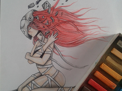 Elfen Lied character sketch