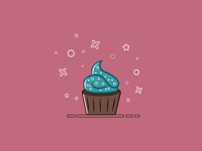 Cup Cake design graphic