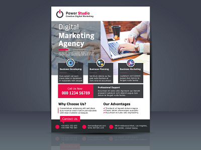 Business Flyer - Digital Marketing Agency business flyer corporate flyer flyer marketing flyer