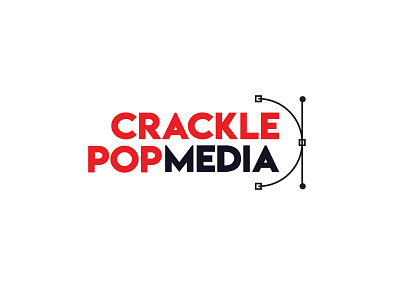 Crackle Pop Media branding design graphic design illustration logo logo design minimal package design ui ux vector