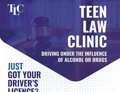 Teen Law Clinic Flyer Design artwork branding brochure catalogue design flyer graphic design illustration package design teen vector