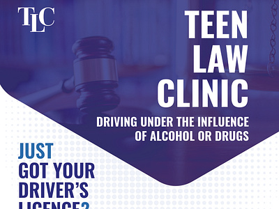 Teen Law Clinic Flyer Design