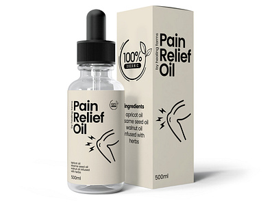 Pain Relief Oil Packaging