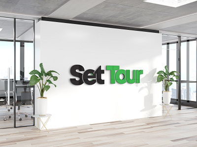 Set Tour Logo Design branding design graphic design illustration logo design mockup