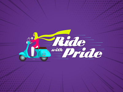 Ride With Pride 3d animation branding design graphic design illustration logo logo design motion graphics package design ui ux vector