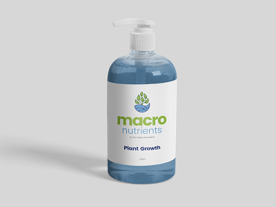 Macro Nutrients Bottle Design branding design graphic design illustration logo design package design