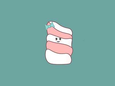 marshmallow cute fun girly marshmellow minimal pink
