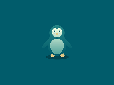 Charles cute design flat design graphic design illustrator minimal minimalistic pinguin