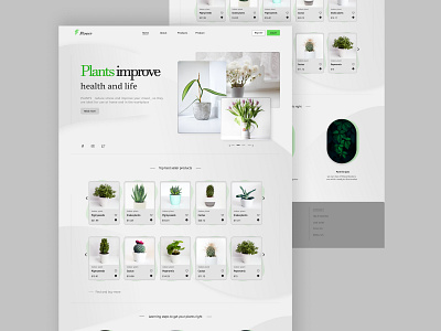 plants web 3d animation app branding design graphic design illustration logo plant plant web ui uidesign uiux uiweb ux uxd uxdesign uxweb vector web