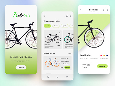 Bicycle Store App 3d animation app application bike bike app branding design graphic design logo motion graphics ui uidesign uidesigner uiux ux uxd uxdesign web website