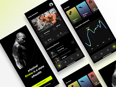 Fitness app application coach fit fitness fitness app fitness ui gym gym app health meditation app personal training plan sport sport app tracker ui ux wellness workout yoga