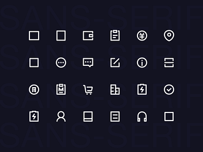 Sans Serif Icon design graphic design icon logo sans serif sketch app ui