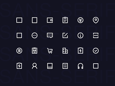 Sans Serif Icon