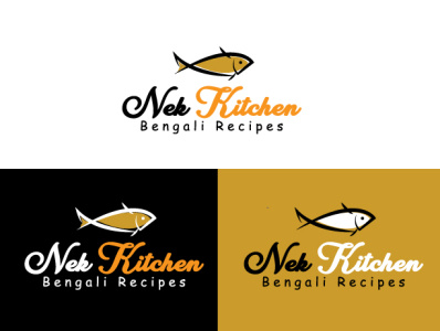 Nek Kitchen Bengali Recipes
Vector Line art logo