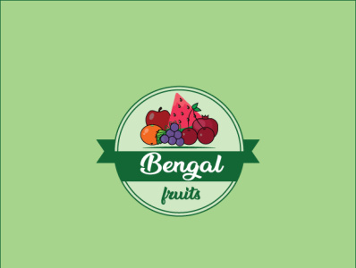 BENGAL FRUITS animation art branding design flat graphic design icon illustration illustrator logo minimal vector