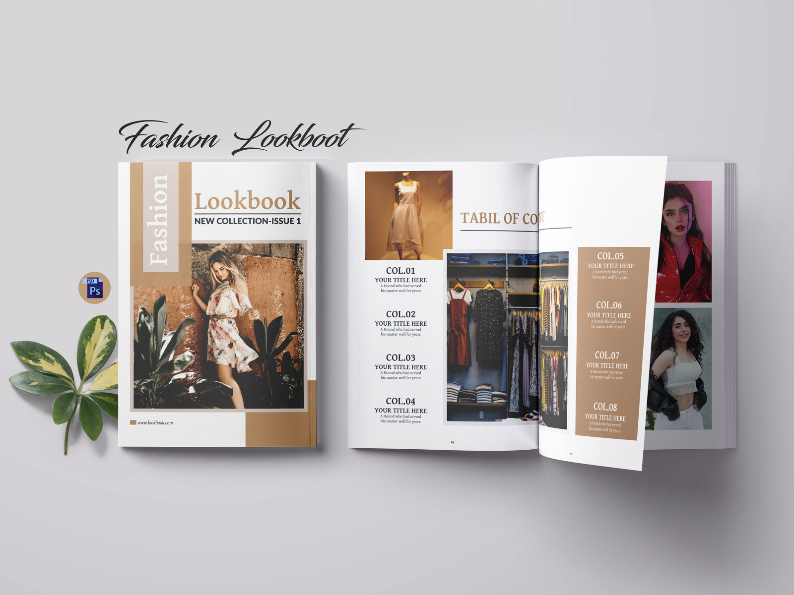 Fashion Lookbook Template by Ultimate Template on Dribbble