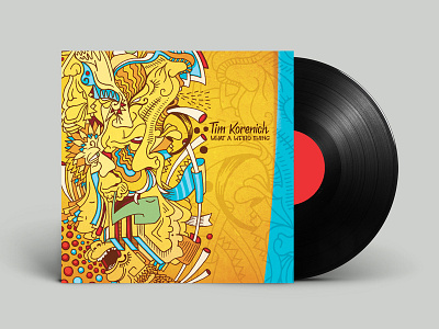 Tim Korenich Album Art album art digital color illustration record record sleeve vinyl