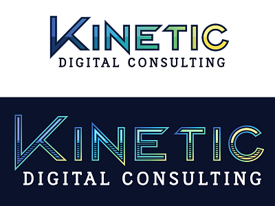 Kinetic Logo Alternates log