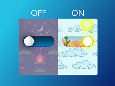 015 - ON/OFF Toggle buttons 015 dailyui design ui