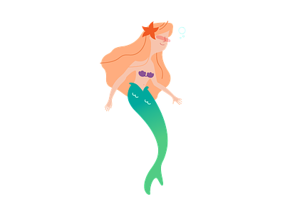 Mermaid ammc illustration mermaid summer