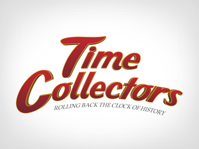 Time Collectors logo movie red