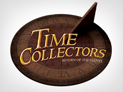 Time Collectors brown logo movie yellow