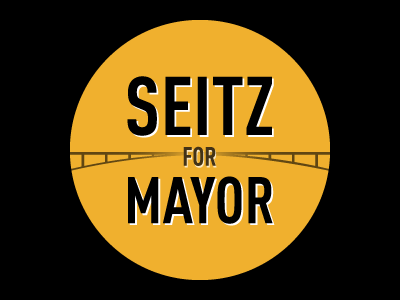 Vote Mayor black mayor politcal politics vote yellow
