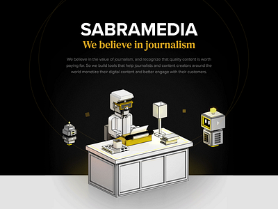 Sabramedia / Landing Page Hero