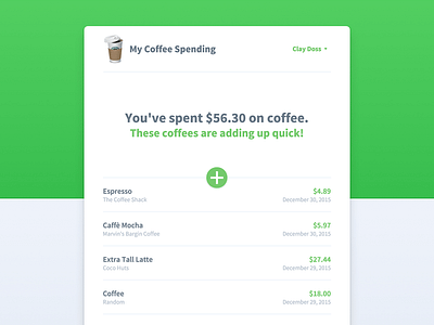 Coffee Spending App