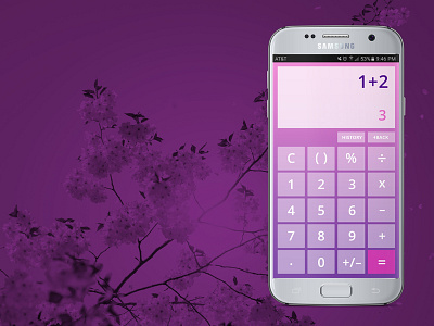 Calculator for Mobile 004 caclulator calculate daily challenge daily ui math mobile design ui ui design