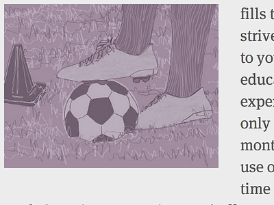 Timely Cognition Illustration cognition illustration monochrome purple soccer world cup