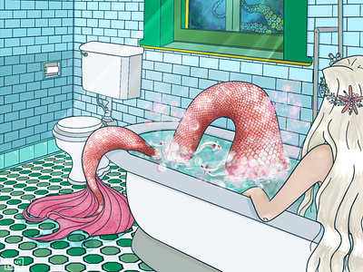 Bath Time - MerMay2020