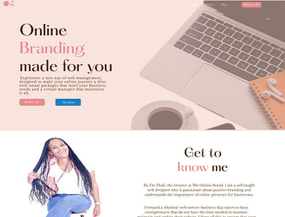 The Online Brand design ui ux