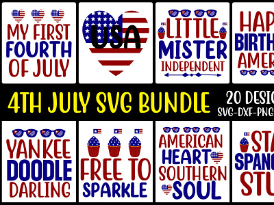 4TH JULY SVG BUNDLE