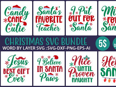 Christmas svg bundle