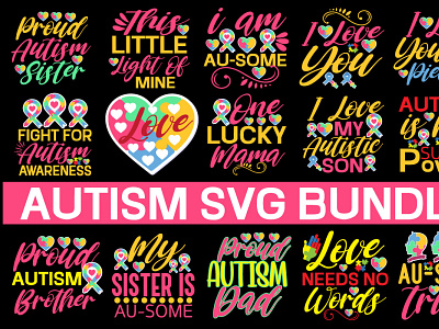 Autism svg bundle