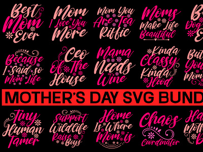 Mother's day svg bundle