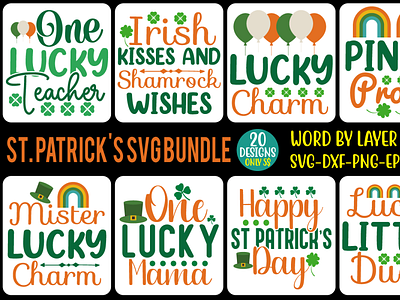 st. patrick's  svg bundle