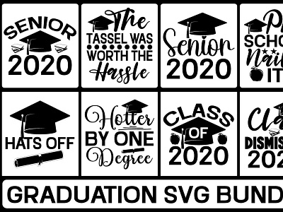 GRADUATION SVG BUNDLE 3d animation branding graduation svg bundle graphic design logo motion graphics ui