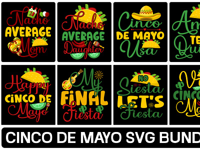 CINCO DE MAYO SVG BUNDLE cinco de mayo fiesta shirt