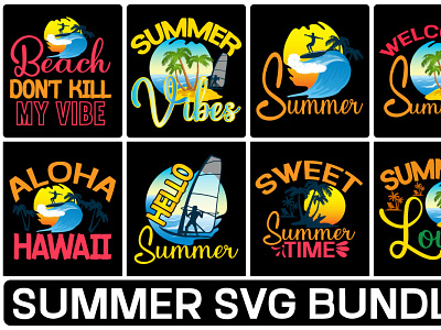 SUMMER SVG BUNDLE summertime svg